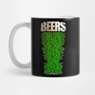 types of beer of the world, edition St. Patrick's day Mug